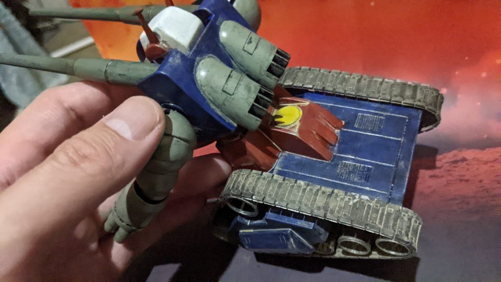 主に下半身を重点的にウェザリングしました。