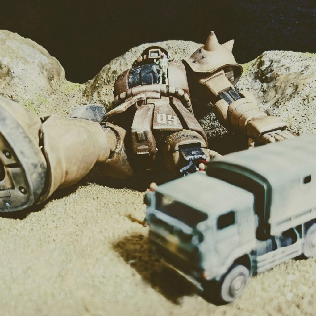 搭乗員ノ救助確認後機体回収セリ （第九弾はジオラマ初チャレンジ編