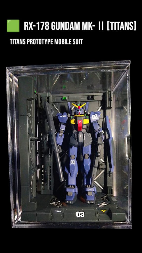 正面から。武器類は全て手持ちにしてみました。