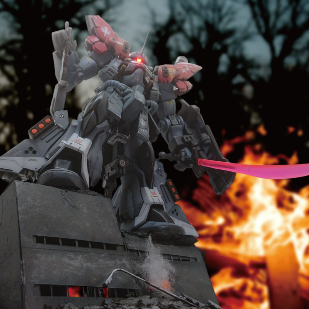 いかついですよね☺️やはりグフカスタムは恐ろしい