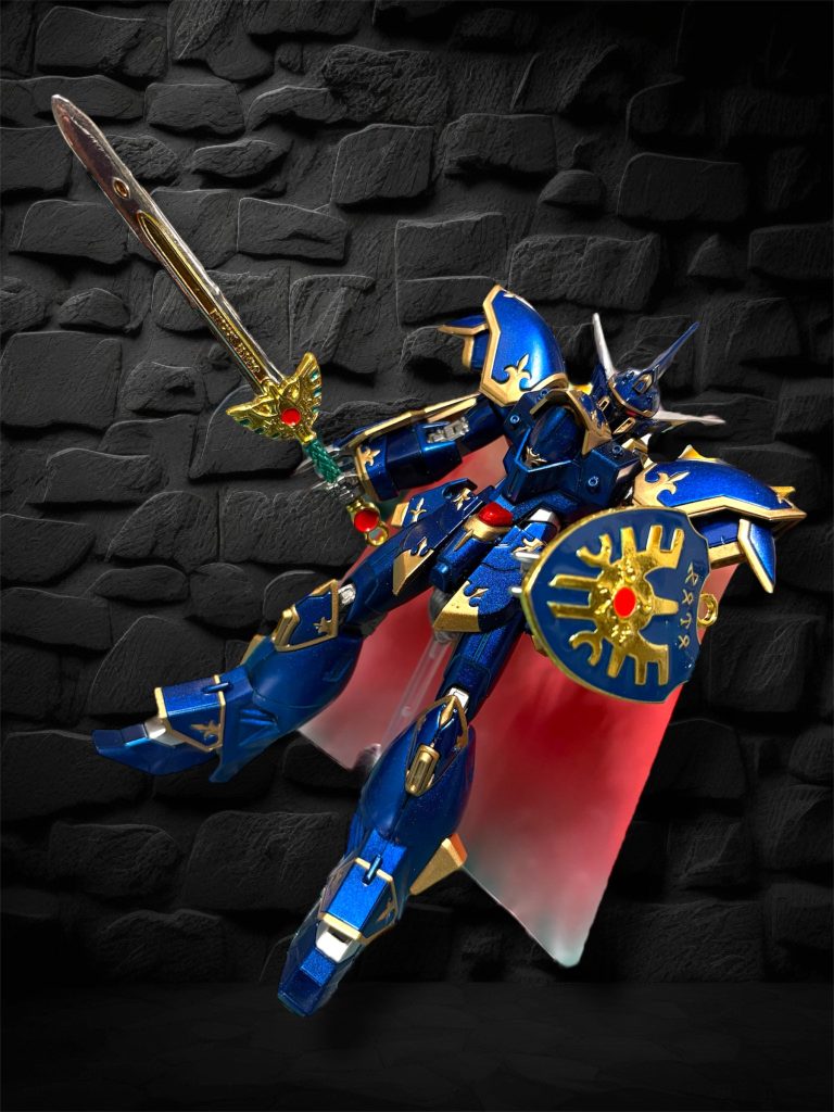 マントの部分は…HGCEブラックナイトスコードシヴァから流用。◯トの剣と盾はキーホルダーですwww