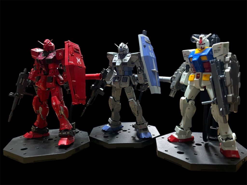 我が家のガンダムたちRG HG EG