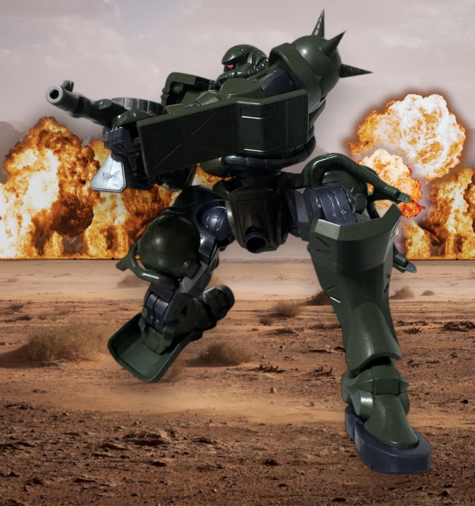 軍警ザク　リアルタイプカラー–5枚目/制作者：じゅーきち