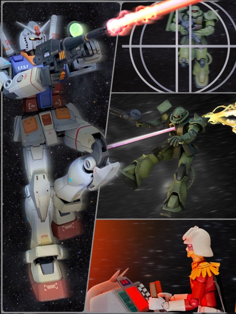 一撃…一撃で撃破か…なんということだ、あのモビルスーツは戦艦並みのビーム砲を持っているというのか…第3話　敵の補給艦を叩け！　よりモビルスーツの性能の違いが戦力の決定的差ではないということを…教えてやる！