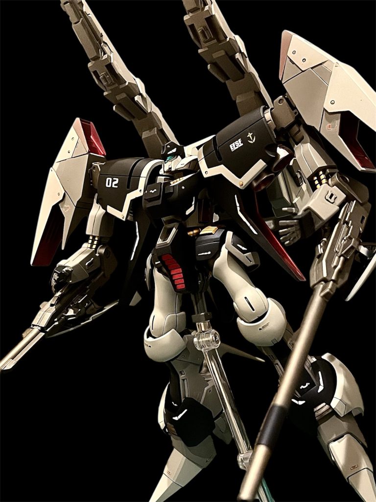 大変合わせ目の多いキットで、かなり迷いましたが腕部のライフル銃身以外は全て段落ちで処理しました🥹関節強度を保ったまま後ハメ化する技量がありません🥹🥹🥹