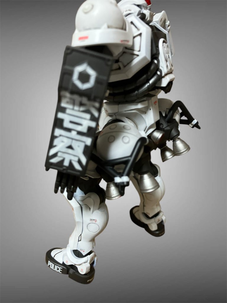 警察のシールドカッコ良いです