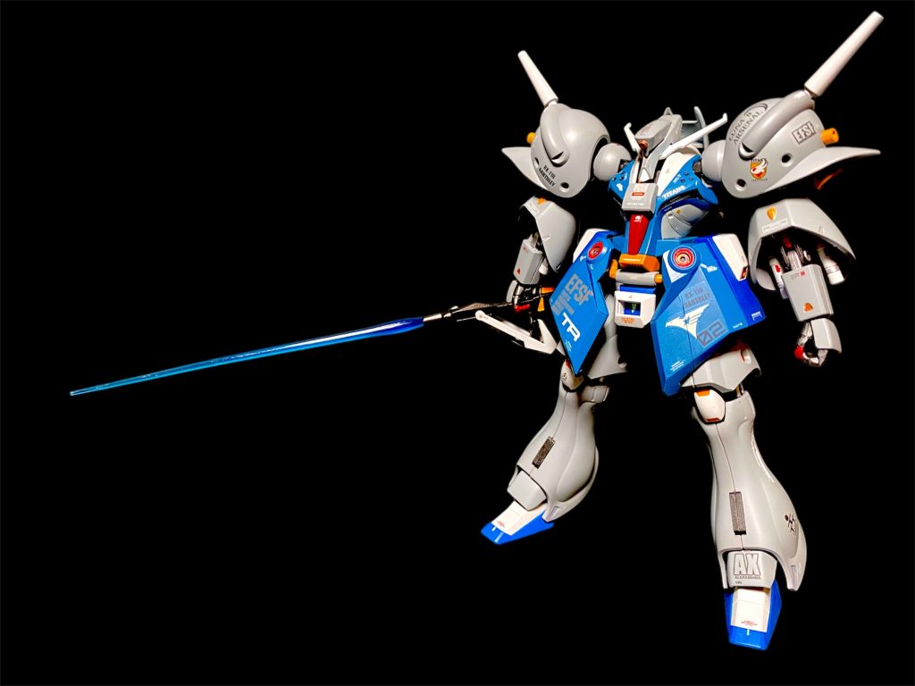 センチネル系に見せたいなら、ビームの色はやはり青ですよね。