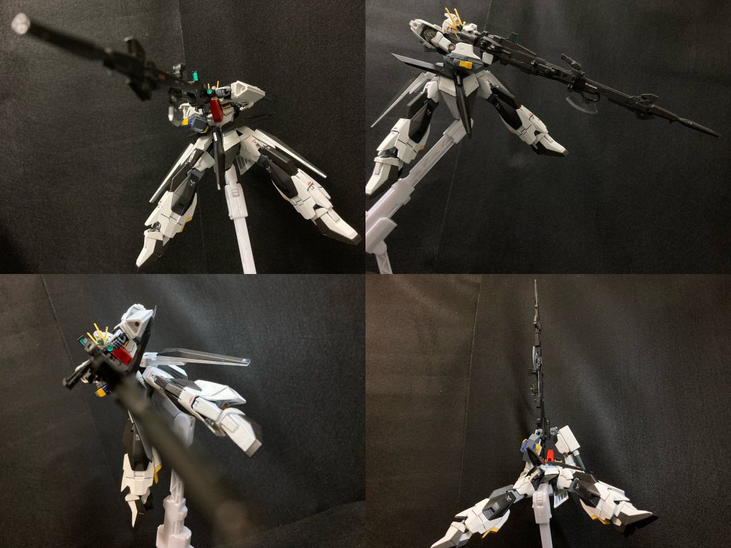 こちらの長物ライフルはHi-βスナイパーライフル操弾を備えたビームで相手を追い込む武装です尚でかいので直ぐに壊れちゃいます弱いです