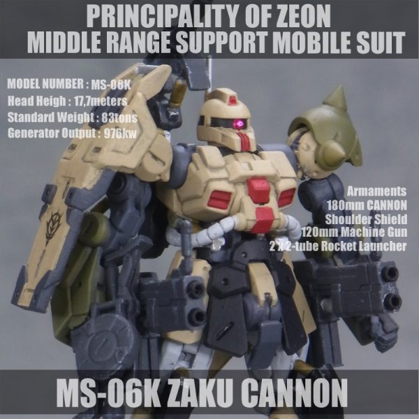ザクキャノンのガンプラ作品一覧｜GUNSTA（ガンスタ）