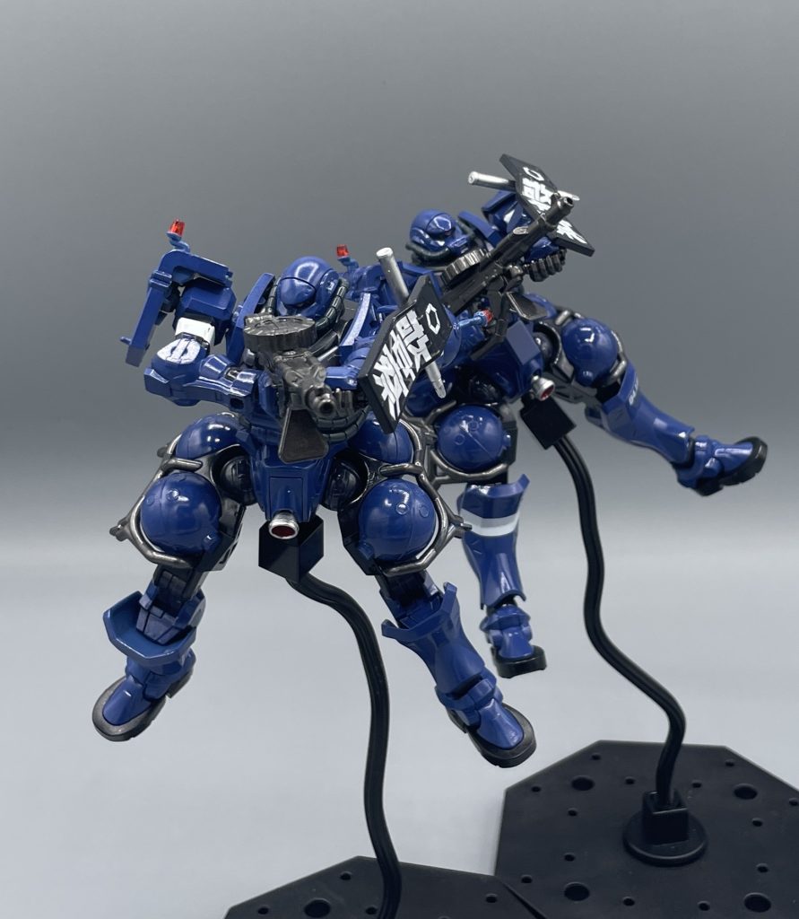 ザクマシンガン!! 独特な、骨太感のあるマシンガンがカッコいいです。