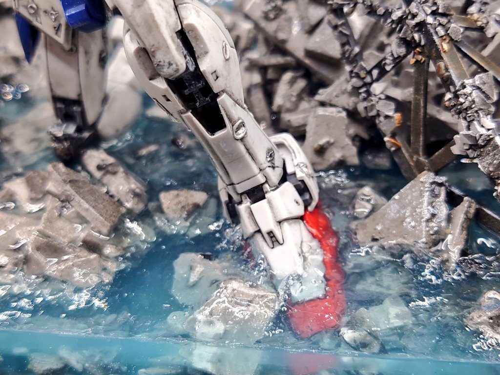 水没した都市廃墟｜@soujirou_soraさんのガンプラ作品｜GUNSTA