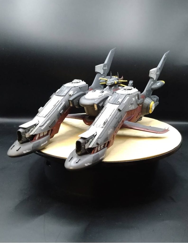 こちら、自作パーツを外した状態です