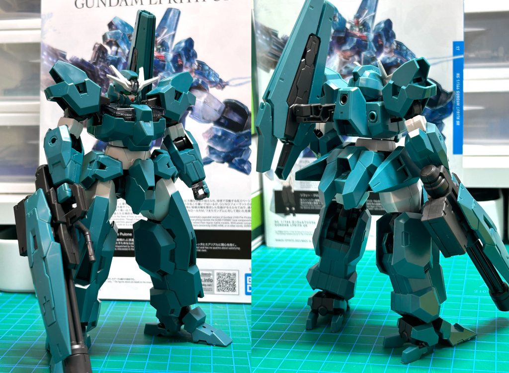 仮組したら感激!前後にもボリュームがあってもうコレ完璧じゃないですか。想定どおり素組で不満なさそうなので、今回は面出しなどの表面処理をいつもより意識的にキチっとやることを心がけて作ることにしました。