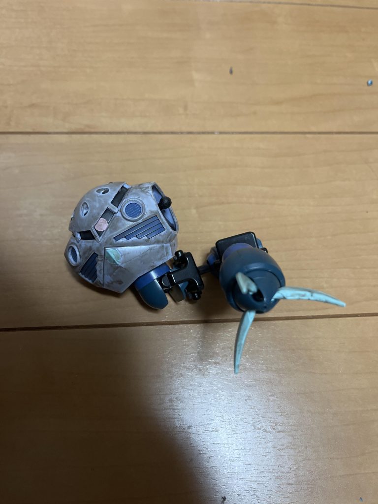 こんな感じに威嚇をする