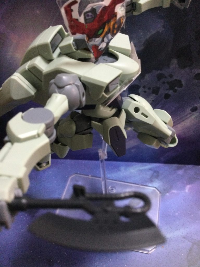 トメノスケヒートホークも付属！かっこいいー(小並感)劇中でザウォーt、、ジークアクスが使っていたのが印象的でしたね！