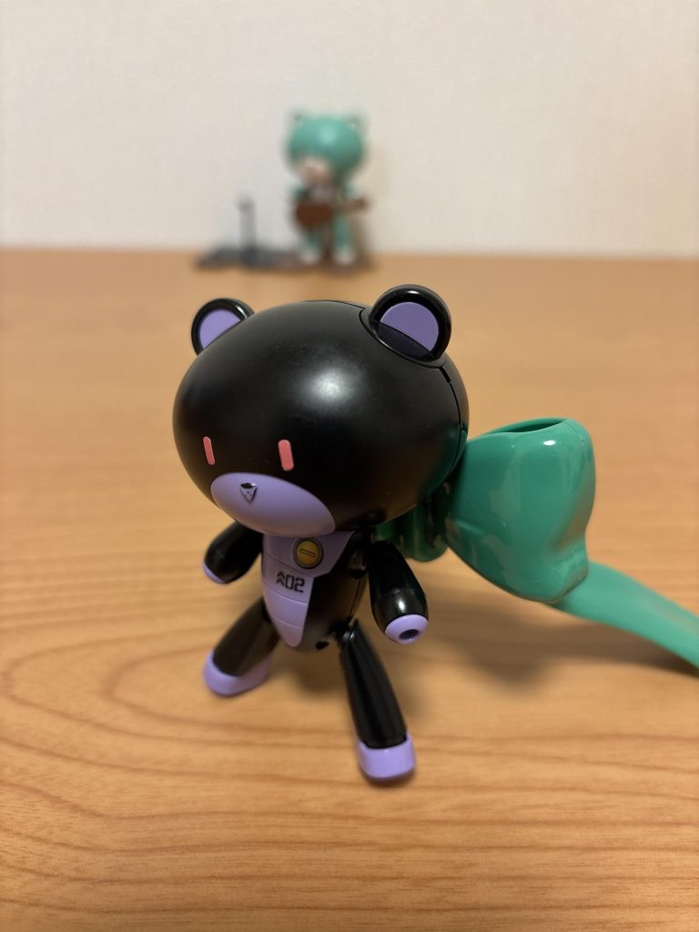 プチっガイリボンバックパック装備