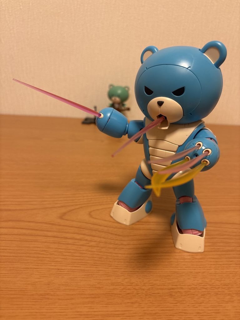 ベアッガイビーム一斉照射