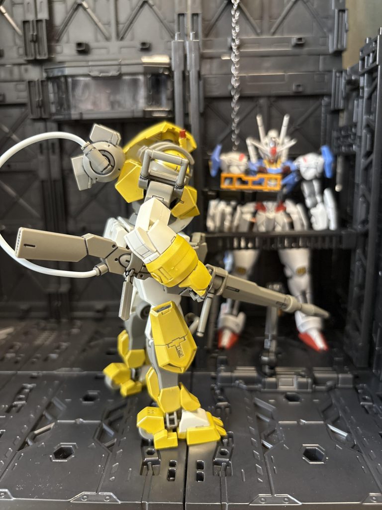 まだ準備出来てないのかよ〜地球寮の格納庫でソワソワ、スレッタに喝を入れるチュチュでした💦ご視聴ありがとうございました😊