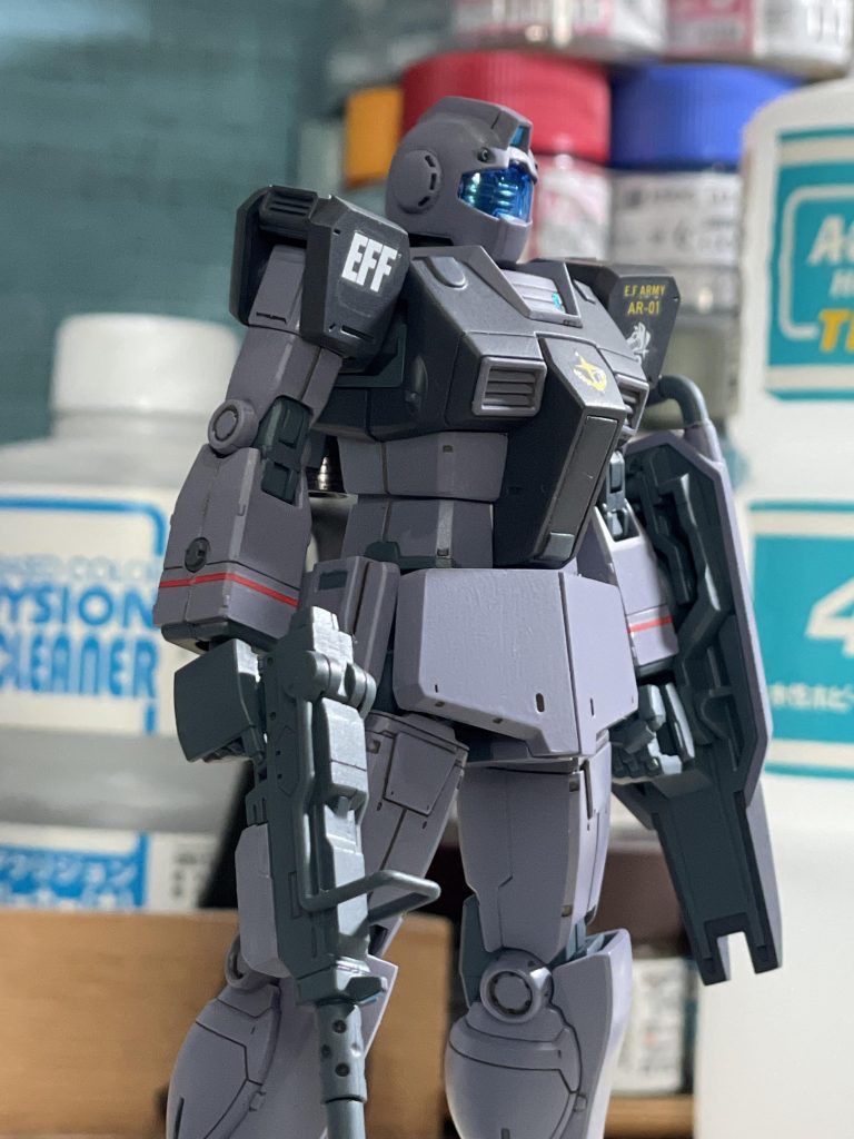 ジムキャノンもホワイトディンゴ隊仕様で作って並べたいです。最後までご覧いただきありがとうございました!