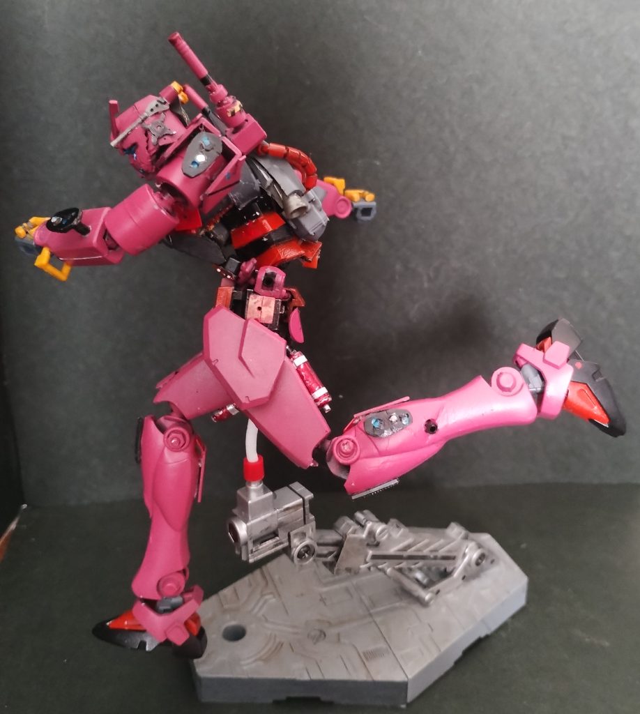 OPの走るシーンをまねてみました。