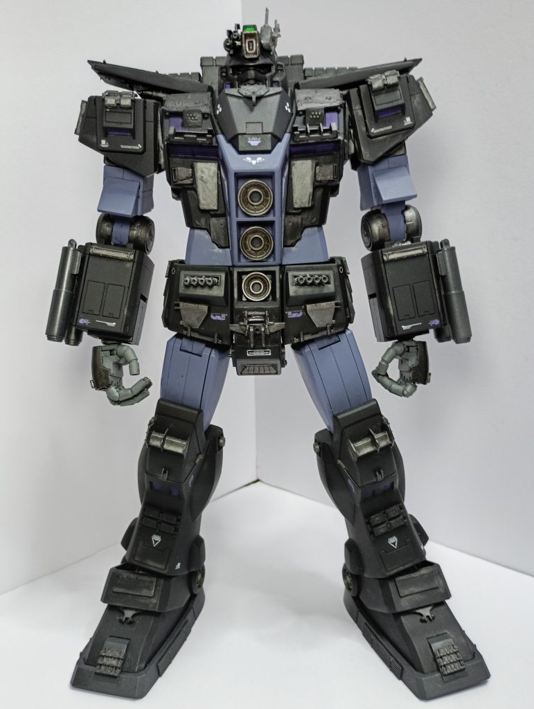 悪のMSということで「サイコフレームを始めとしたUCやべー技術のハッピーセット」をイメージして作成。