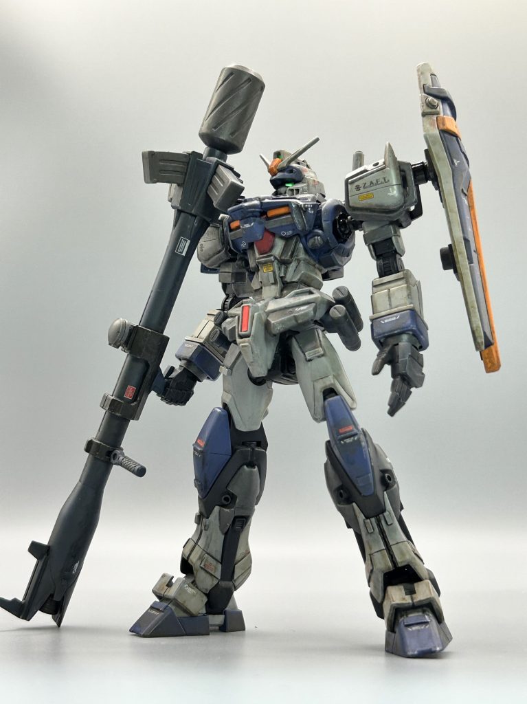 旧デュエルは肩が縦長なのが気になるので　横長になるように付けました　まあまあ良いと思います