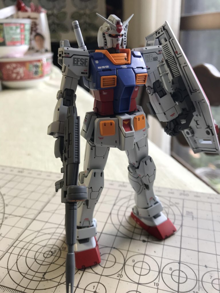 HGガンダムオリジンver–3枚目/制作者：銀兄