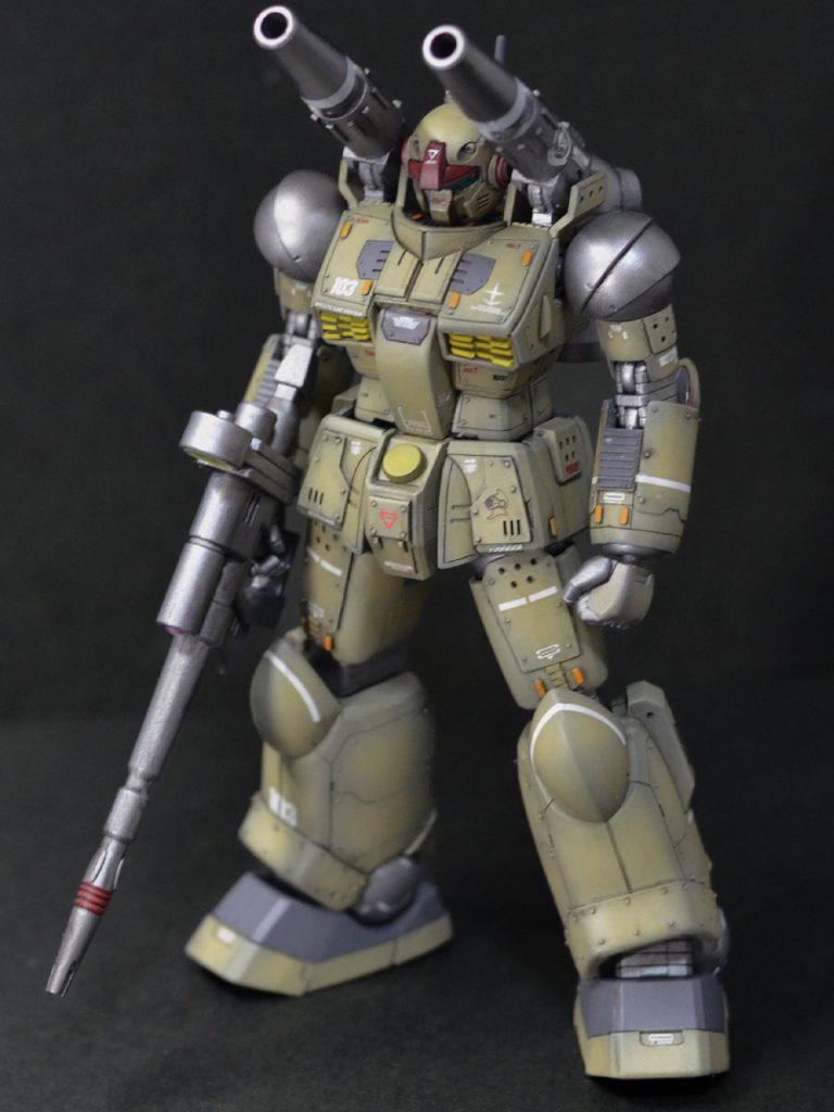 1/144 HGUC RX-77-2 ガンキャノン完成しました!–4枚目/制作者:black🇯🇵