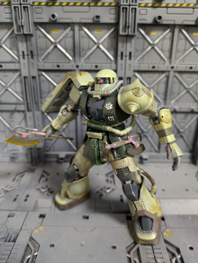 歴戦らしく汚しました