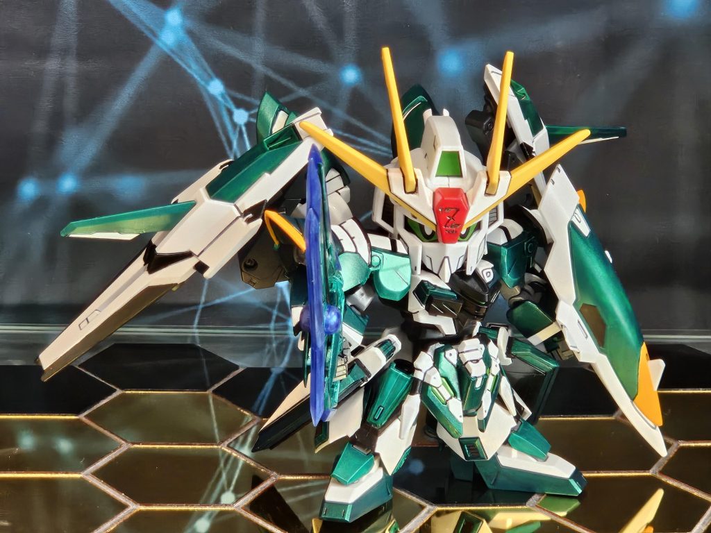 ガンブレードはコトブキヤのガンブレードランス2から。持ち手が動き銃→剣に素早く切り替え可能。扱いは訓練の必要あり→見た目の割にメン・イン・ブラックに出てくる様な強火力らしい。