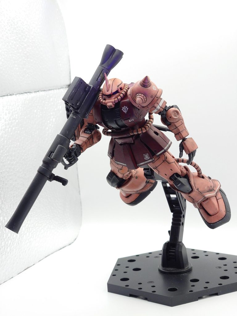 THE ORIGIN版のキットは武装が豊富でいろんな武器があっていいですね。