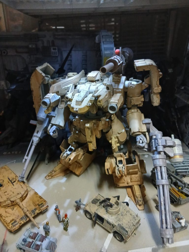 何年か前に貰ったティエレンをゴツくしました。