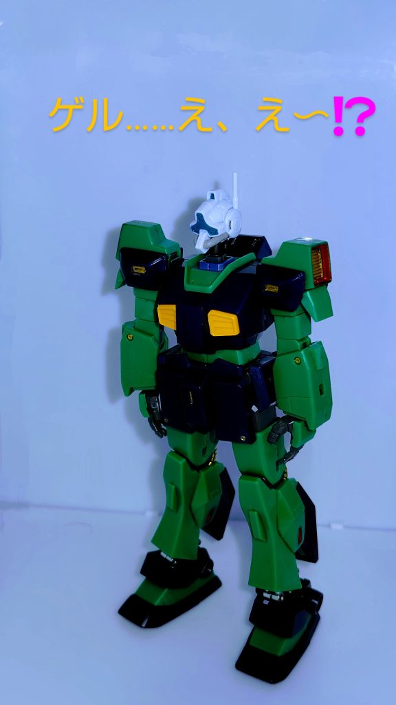 好きな方申し訳ありませんm(_ _)mゲルググは買わないつもりでしたが、この為だけに買ったのです。本当はジムⅢの頭だけで載せるつもりでした😅申し訳ありませんm(_ _)m広い心でお許し下さいませm(_ _)m