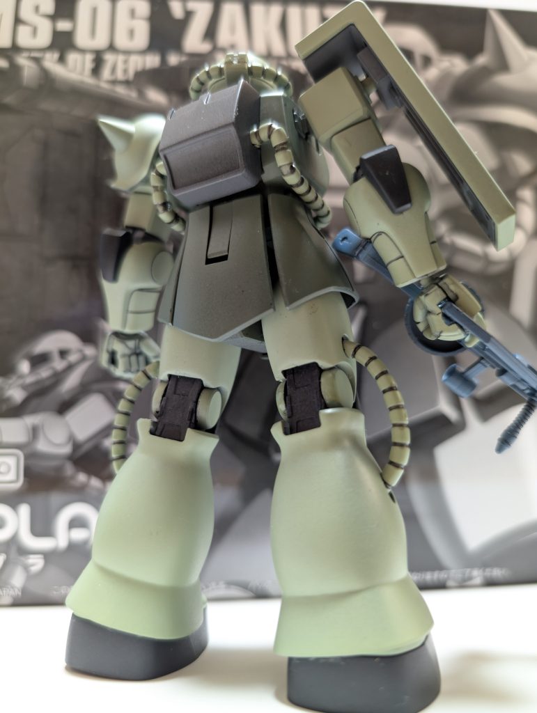 旧HGのザクのプロポーション、僕的には一番好みかも(zaku-kao6)
