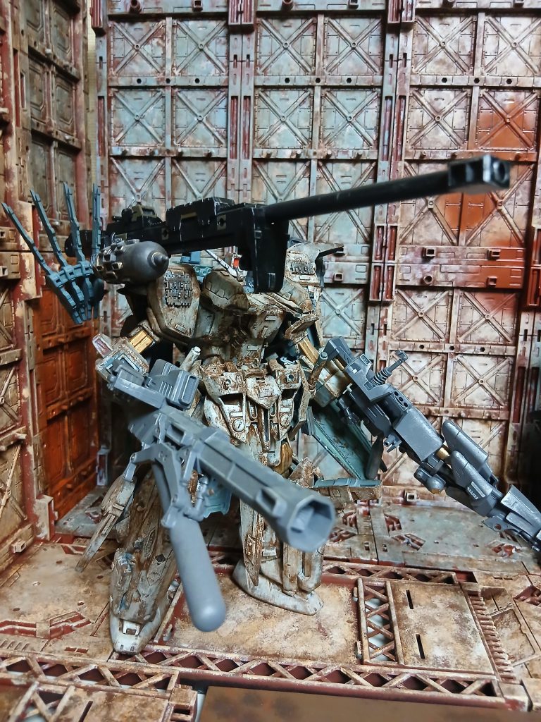 左手の武器重すぎて構えられない……宇宙用フルアーマー？、宇宙じゃ錆びない…なんだこれ