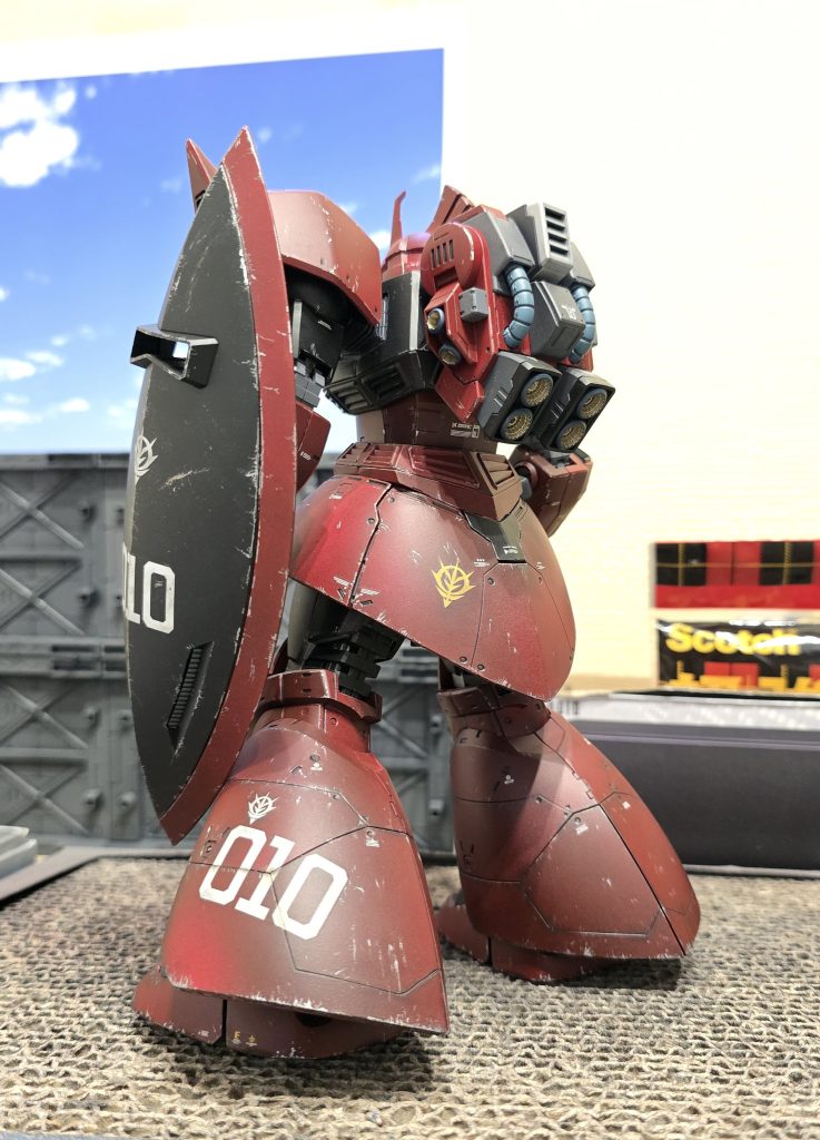 足のスカートへネットを参考にしてスジボリを追加しました。それ以外は素です。