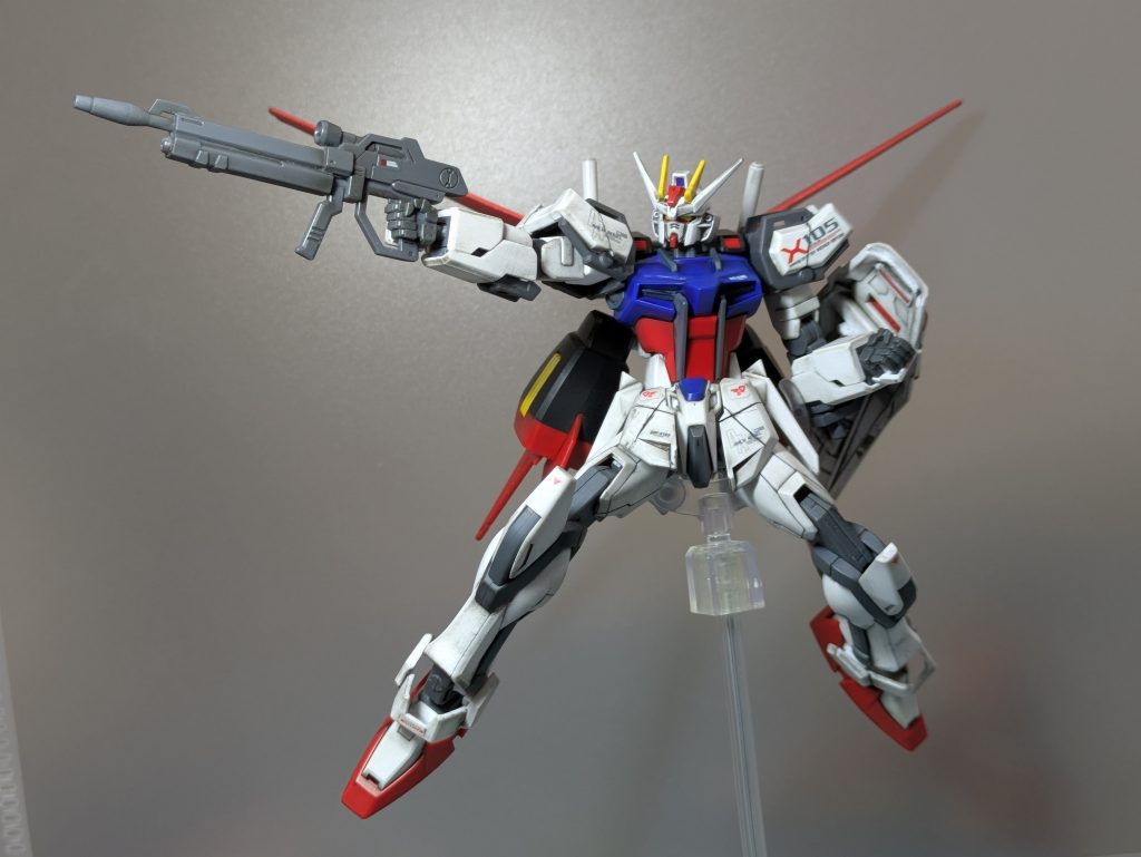 SEED撃ちをやってみました。HGでも満足いくポージングが出来ました。