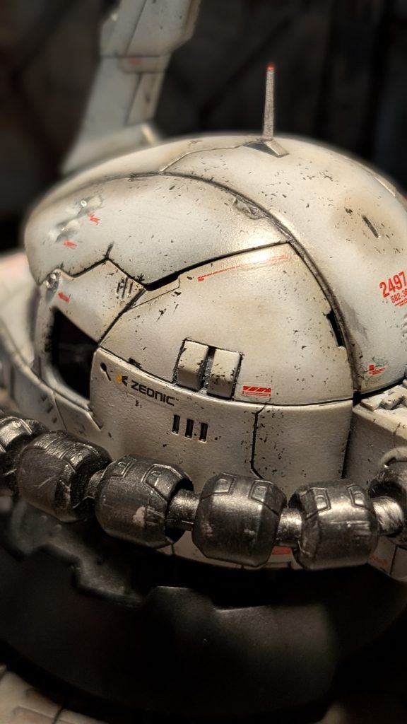 ザクヘッド　モノアイ発光–4枚目/制作者：　むにゃふじ子