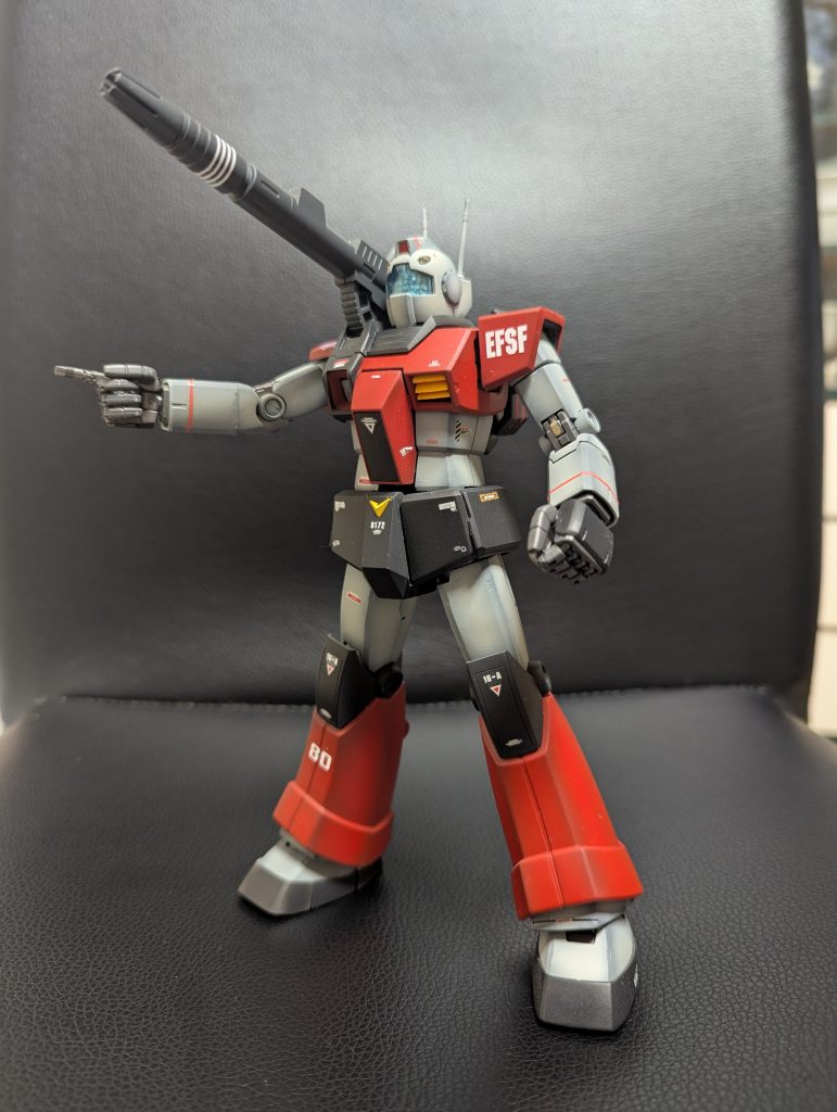 このキットを作ったら、必ずやるポーズ。