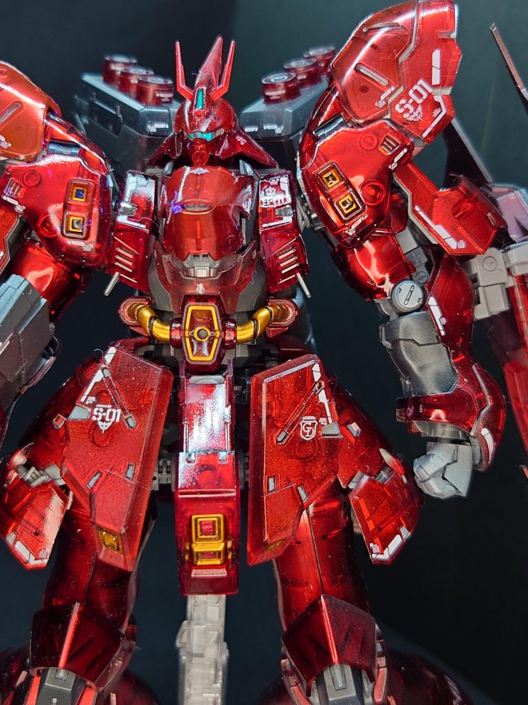 クリアキットの裏からシルバー吹くとキャンディ塗装風に見えていいよね