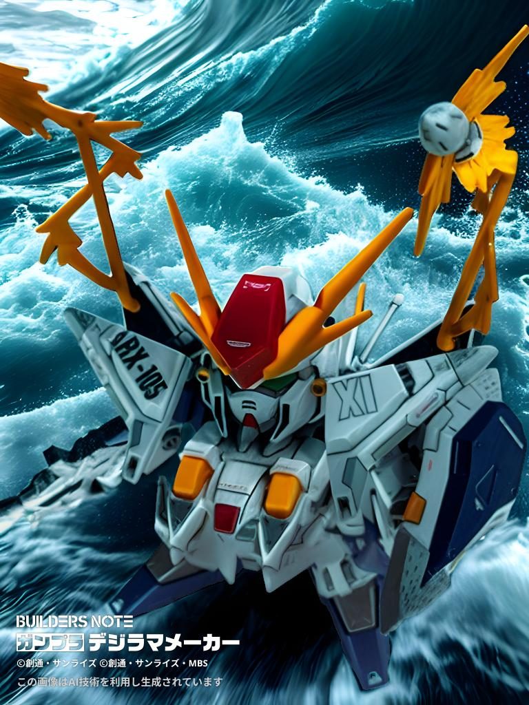 最近ハマっているデジラマメーカー仕上げ。海上のイメージがドンピシャでした。