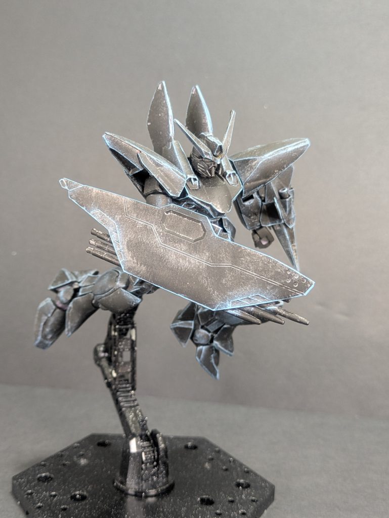 最後は、遊びですも一つキットを作って真っ黒に塗って黒背景にして