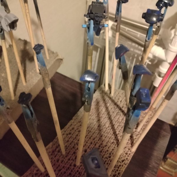 青塗料薄めすぎた😓