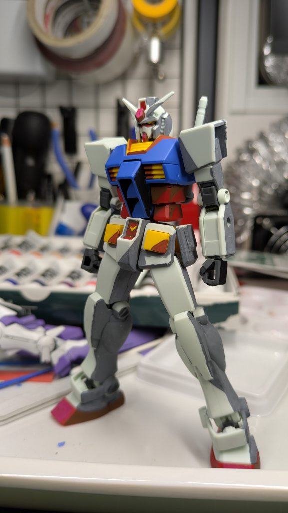 エッジ線を入れる前この段階だと、ちゃんとアニメ塗りっぽくなるかだいぶ不安でした