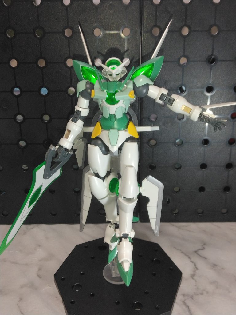 サキブレが元の機体だそうですが、当時はサキブレを知らず完全なオリジナルだと思っていましたね。モールド部分に塗装を少し足しています。