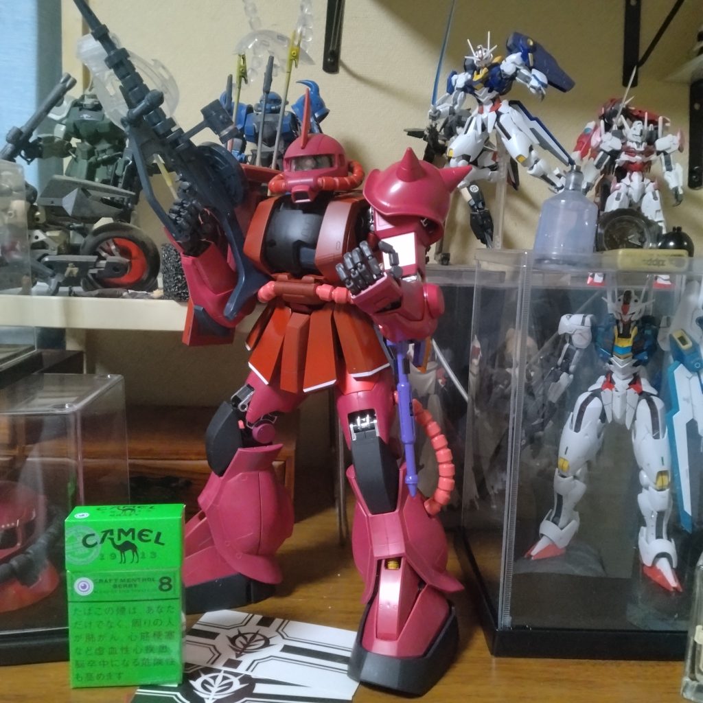 前に製作してたシャア専用をリメイク