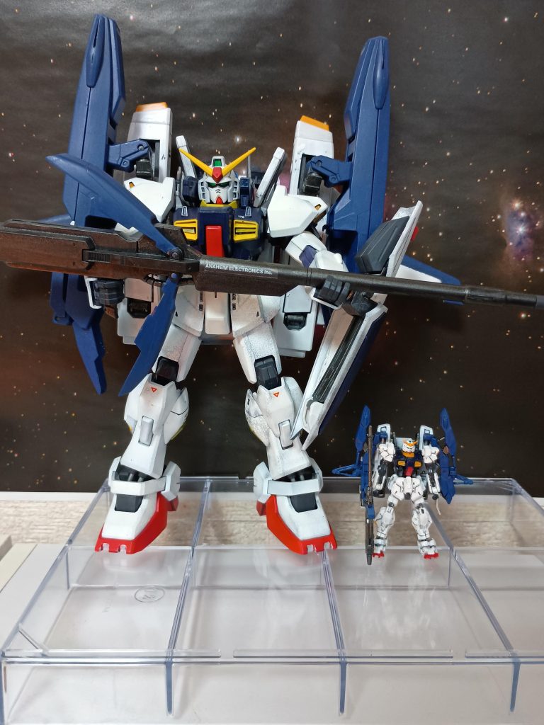 マスターグレードスーパーガンダムとツーショット