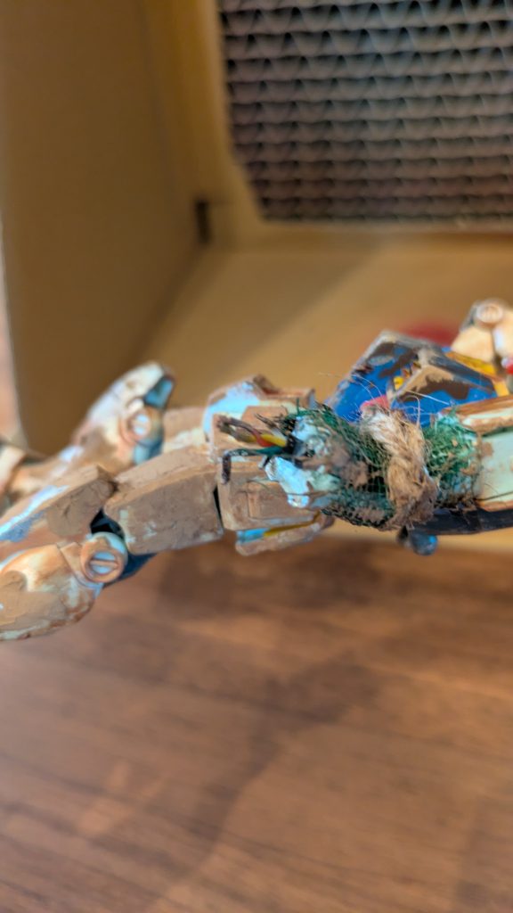 でも実はここだけウェザリングし忘れたから急遽付けたんですよね