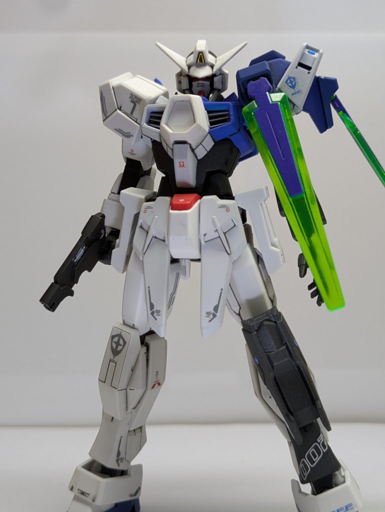 カラーリングは、ChopFactoryさんという、尊敬しているモデラーの方のエクシアを参考にさせていただきました。YouTubeもやられているので、知らなかった方は是非一度はご覧ください…!本当にすごいお方です…!