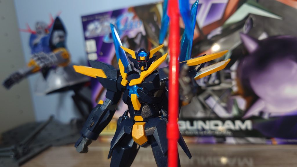 GNパルチザン改め、GNカッシウス抜槍槍は2本ありますが、もう1本はまだ塗れてません